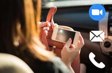 お打合せの労力をできるだけ軽く電話やメール、ZOOMなどもOKです